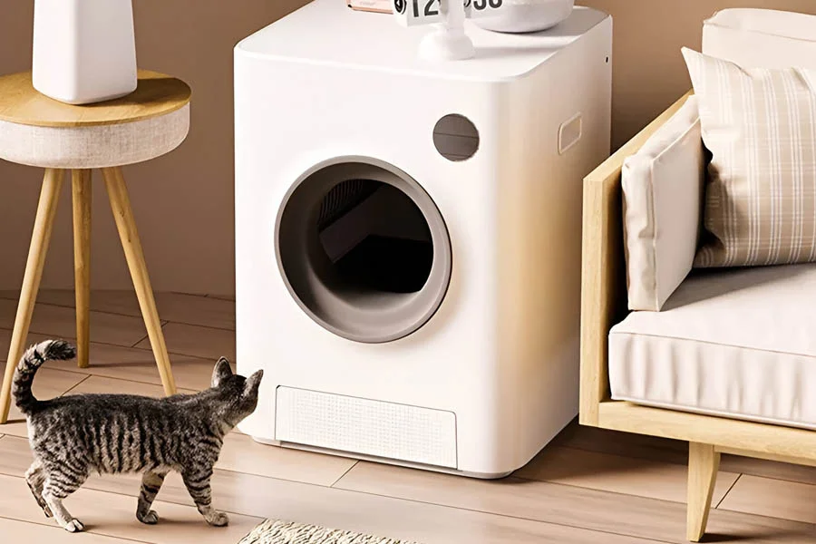 easy to clean litter box